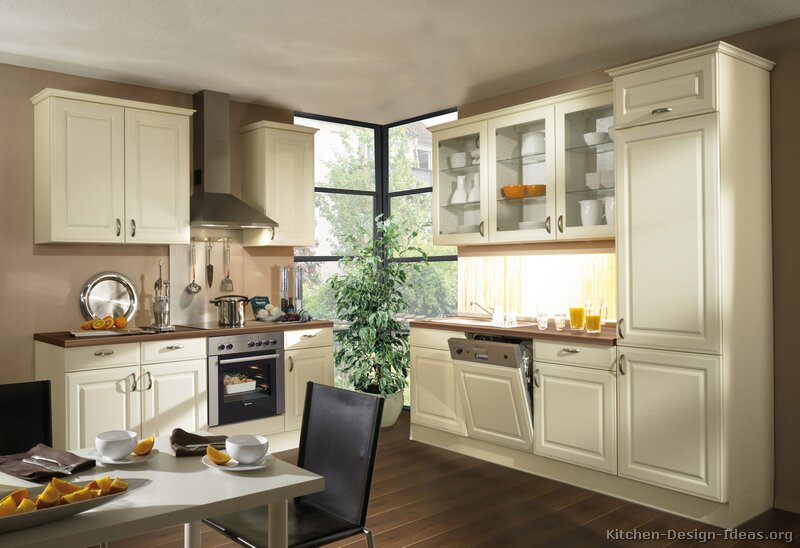 Pictures Of Kitchens Traditional Off White Antique Kitchen