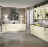 Traditional Antique White Kitchen