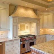 Traditional Antique White Kitchen