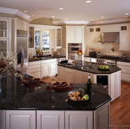 Traditional Antique White Kitchen