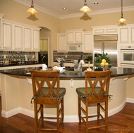 Traditional Antique White Kitchen