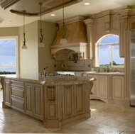 Traditional Antique White Kitchen