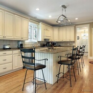 Traditional Antique White Kitchen