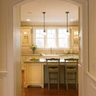 Traditional Antique White Kitchen