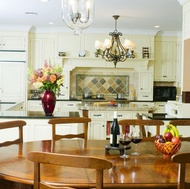 Traditional Antique White Kitchen