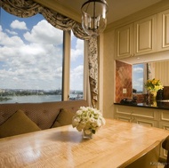 Traditional Antique White Kitchen