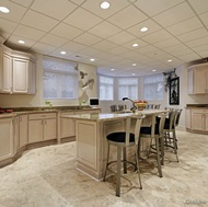 Traditional Antique White Kitchen