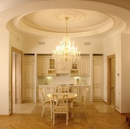 Traditional Antique White Kitchen