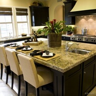 Traditional Black Kitchen