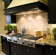 Traditional Black Kitchen