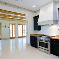 Traditional Black Kitchen