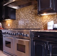 Traditional Black Kitchen