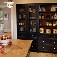 Traditional Black Kitchen