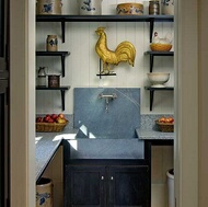 Traditional Black Kitchen