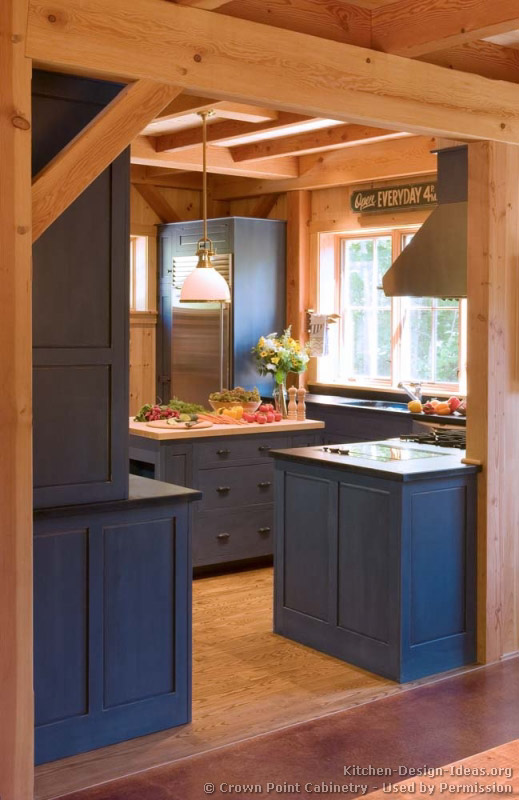 log home kitchens - pictures & design ideas