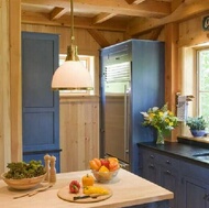 Log Home Kitchen