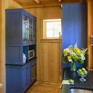 Log Home Kitchen