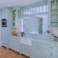 Traditional Blue Kitchen