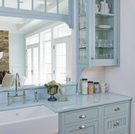 Traditional Blue Kitchen