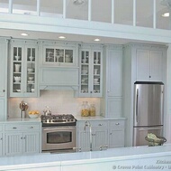 Traditional Blue Kitchen