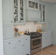 Traditional Blue Kitchen