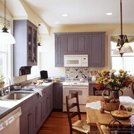 Traditional Blue Kitchen