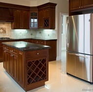 Traditional Dark Wood (Cherry) Kitchen