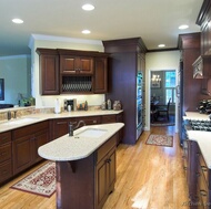 Traditional Dark Wood (Cherry) Kitchen