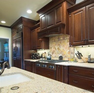 Traditional Dark Wood (Cherry) Kitchen