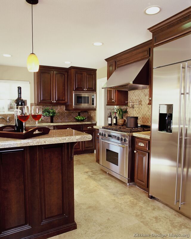 Detail Kitchen Designs With Cherry Cabinets Photos - Interiors Magazine