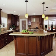 Traditional Dark Wood (Cherry) Kitchen