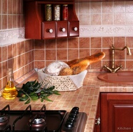 Traditional Dark Wood (Cherry) Kitchen