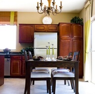 Traditional Dark Wood (Cherry) Kitchen