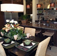 Traditional Dark Wood (Cherry) Kitchen