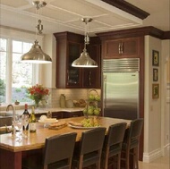 Traditional Dark Wood (Cherry) Kitchen