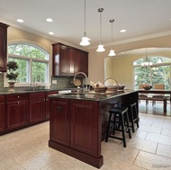 Traditional Dark Wood (Cherry) Kitchen