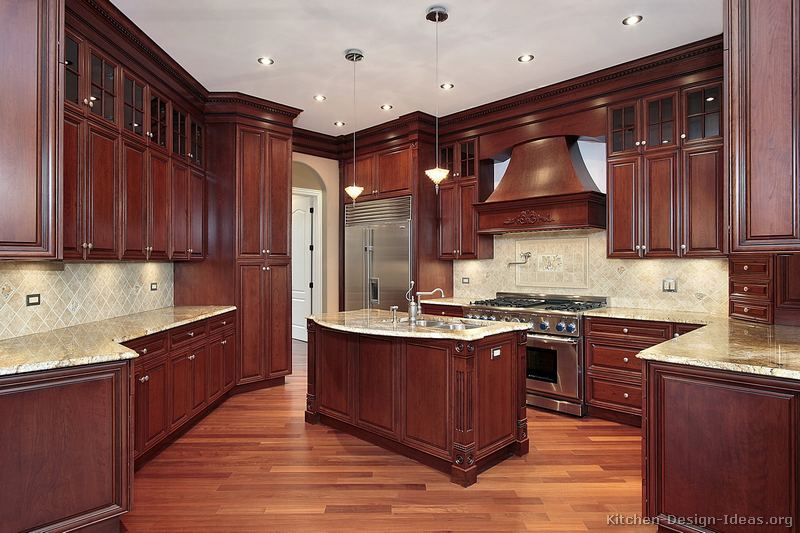 Dark Red Kitchen Cabinets Super Modern Kitchens Andrine