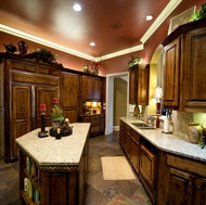 Traditional Dark Wood (Golden) Kitchen