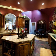 Traditional Dark Wood (Golden) Kitchen