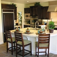 Traditional Dark Wood (Black) Kitchen