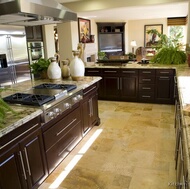 Traditional Dark Wood (Black) Kitchen