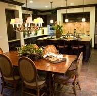 Traditional Dark Wood (Black) Kitchen