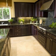 Traditional Dark Wood / Black / Espresso Kitchen