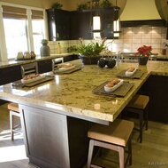 Traditional Dark Wood / Black / Espresso Kitchen