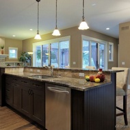 Traditional Dark Wood (Black) Kitchen