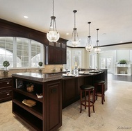 Traditional Dark Wood (Black) Kitchen