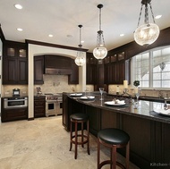 Traditional Dark Wood (Black) Kitchen