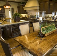 Traditional Dark Wood (Walnut) Kitchen