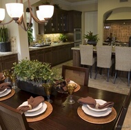 Traditional Dark Wood (Walnut) Kitchen