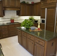 Traditional Dark Wood (Walnut) Kitchen